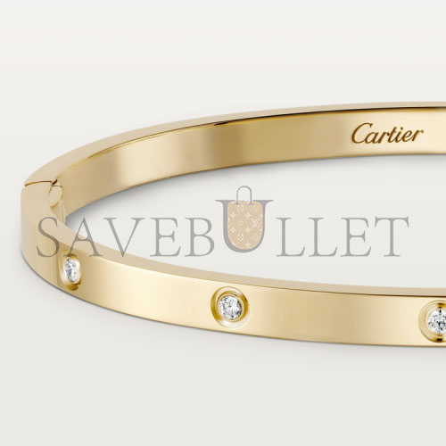 CARTIER  LOVE BRACELET, SMALL MODEL, 10 DIAMONDS B6047817