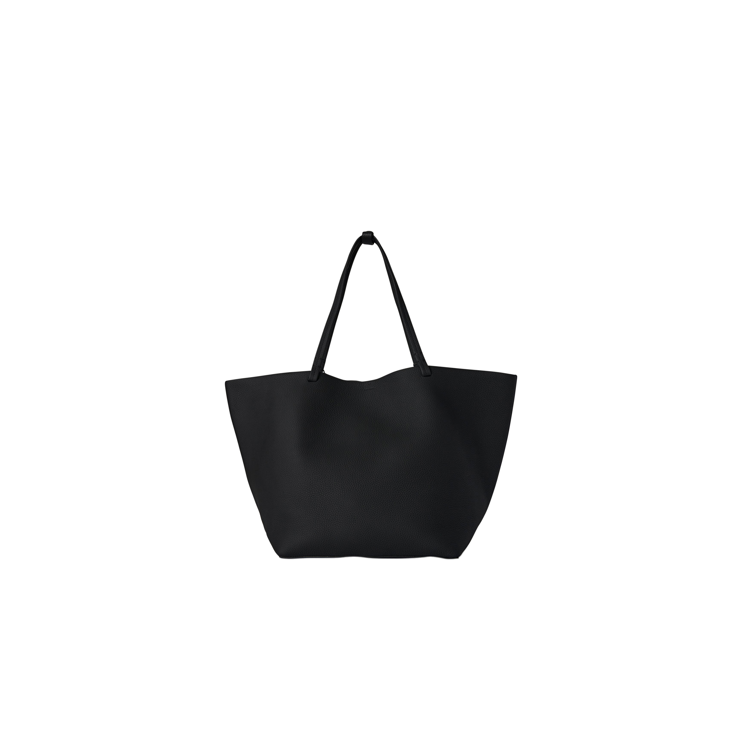 THE ROW XL PARK TOTE BAG IN LEATHER BLACK W1201L133BLSG (53*36*30cm)