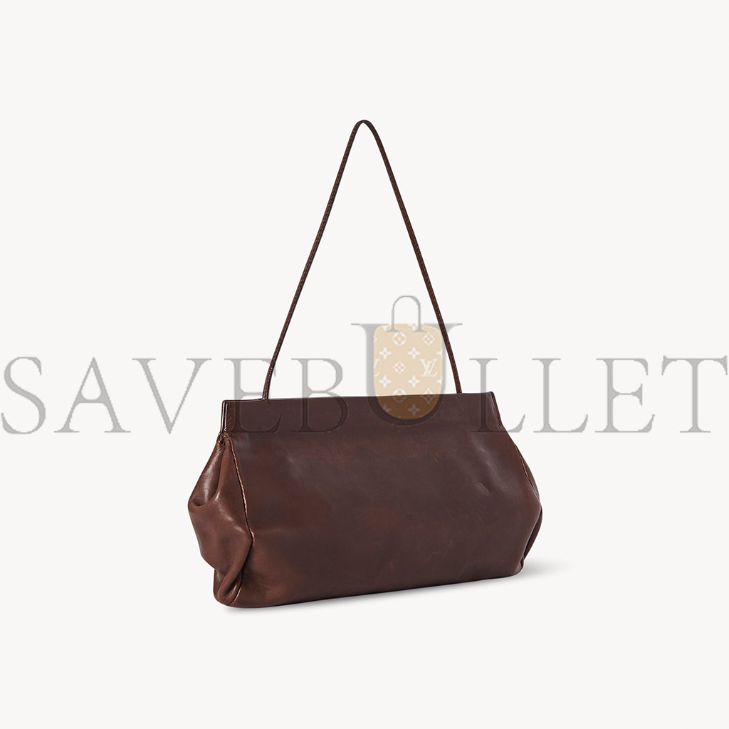 THE ROW ABBY BAG IN LEATHER CHOCOLATE W1605L114CHPLD (27*14*4cm)