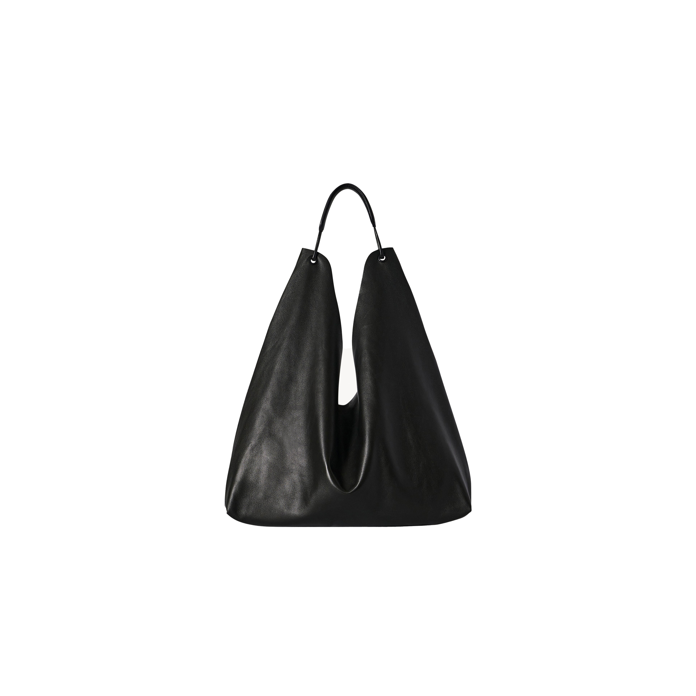 THE ROW BINDLE 3 BAG IN LEATHER BLACK W1623L108BLKBL (28*31*14cm)