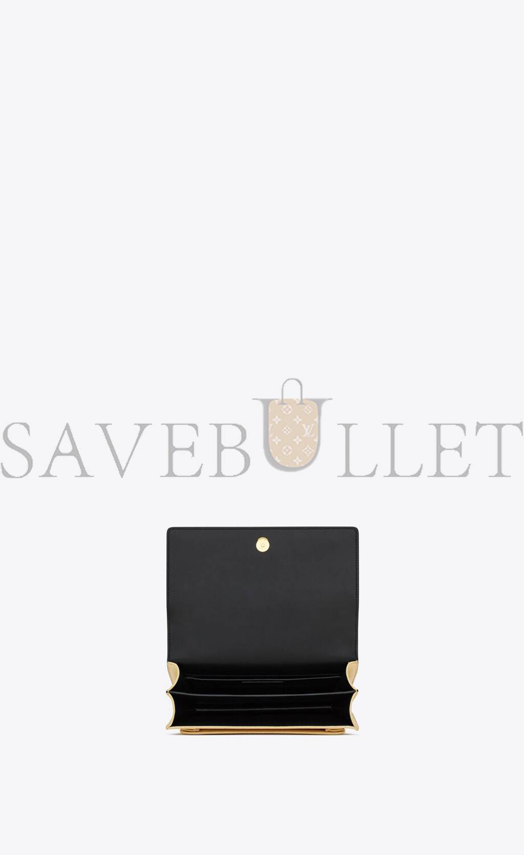 YSL SUNSET MEDIUM CHAIN BAG IN SMOOTH LEATHER 442906D42EW1089 (22*16*6.5cm)